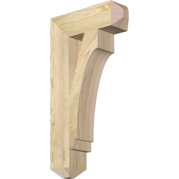 Ekena Millwork Imperial Craftsman Rough Sawn Bracket, Douglas Fir, 4"W x 14"D x 26"H BKT04X14X26IMP04RDF - main